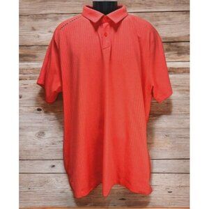 Under Armour Mens Loose Fit HeatGear Pink Polo XXL